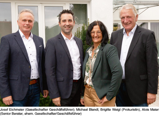 Josef Eichmeier (Gesellschafter Geschäftsführer); Michael Blendl, Brigitte Weigl (Prokuristin), Alois Meier (Senior Berater, ehem. Gesellschafter/Geschäftsführer)