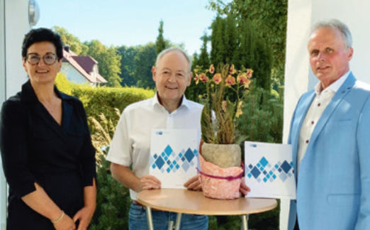 Ehrung verdienter Mitarbeiter im Hause Meier und Eichmeier: 35 Jahre Josef Eichmeier und Bernd Beyer